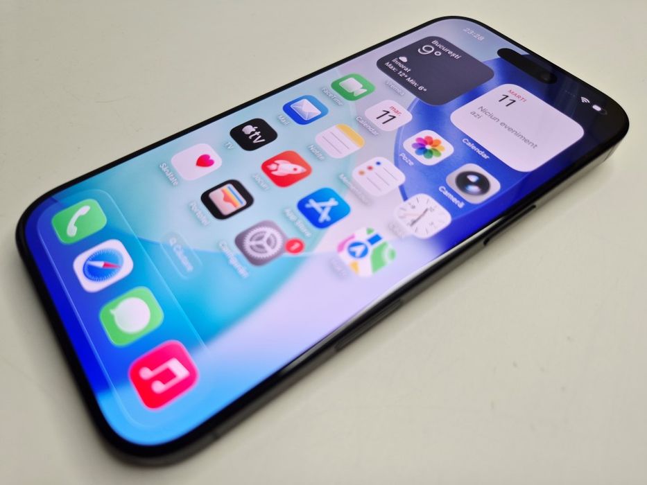 Apple iPhone 16 Pro 256GB Black Titanium, Garantie 24 luni | #R88491