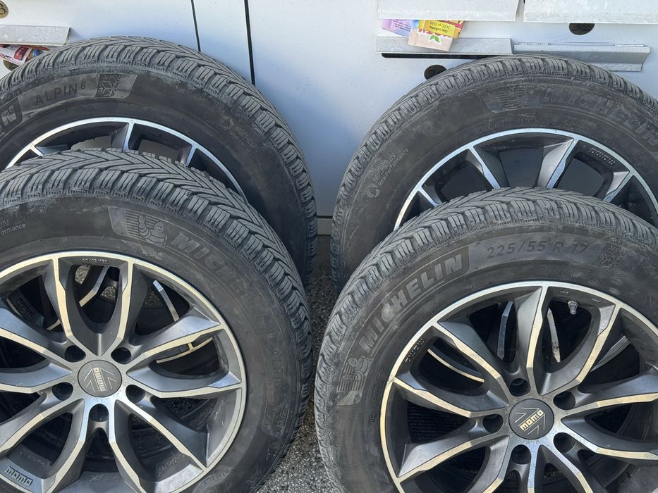 Джанти 17’ МОМО 5х120 + зимни гуми MICHELIN