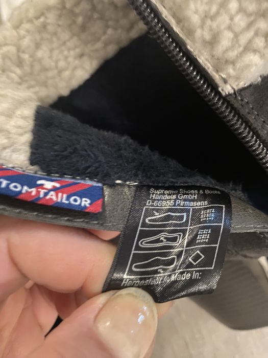 Ghete piele Tom Tailor dama. Ghete  piele dama