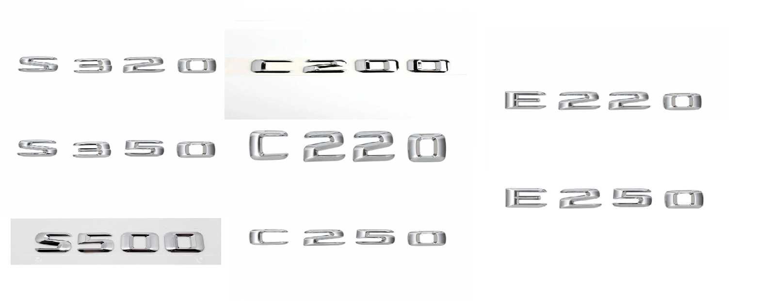 Надписи/Емблеми C200/C220/C250/E220/E250/S320/S350/S500