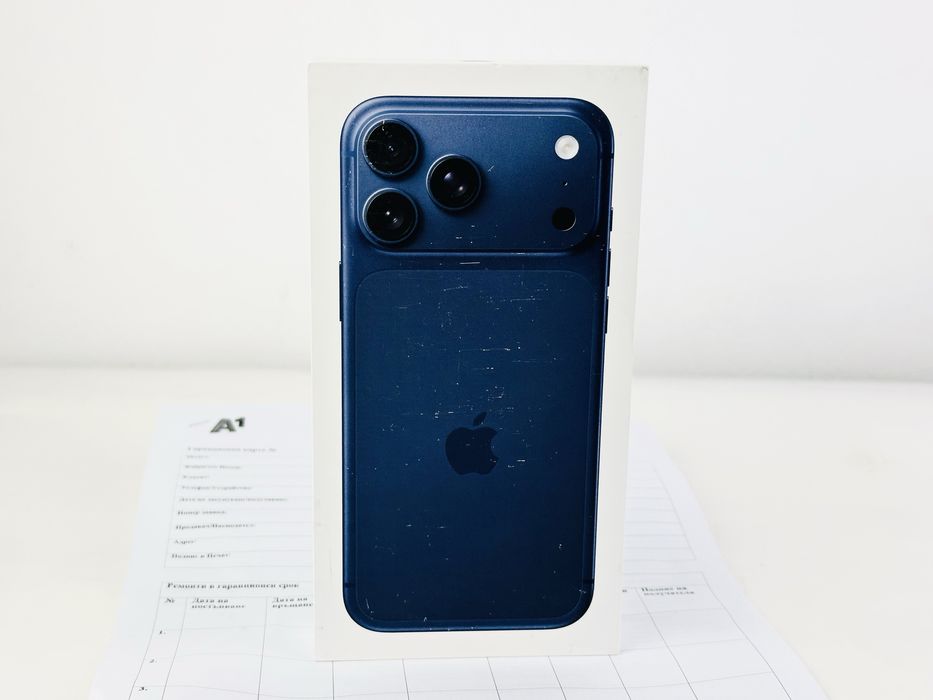НАЛИЧЕН! Apple iPhone 17 Pro Max 2TB Deep Blue 2г. Гаранция!