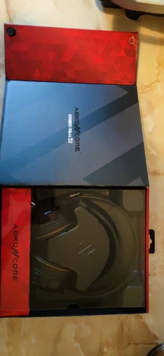 Căști gaming/filme ABKONCORE CH60  7.1, RGB, Earpad piele.