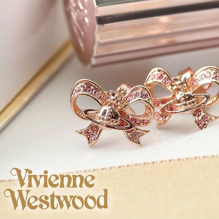 Vivienne Westwood Gail Bow Earrings / Обеци Панделки