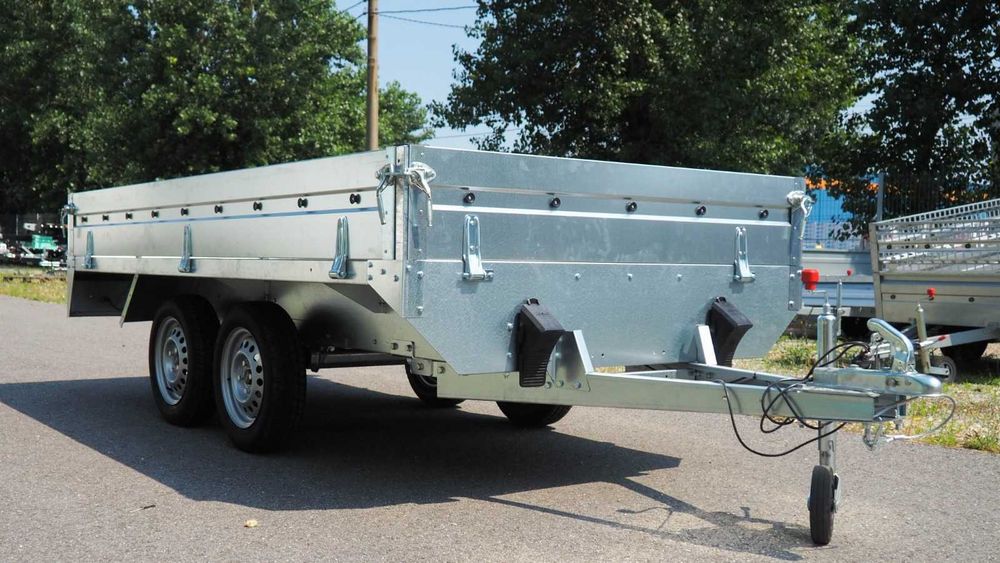Remorca auto premium 750 kg ,tandem,Produs in Romania RAR Cadou