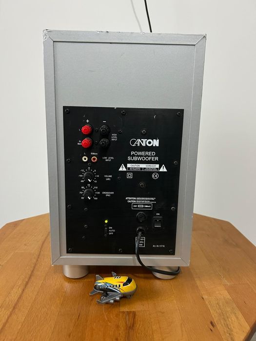 Subwoofer activ Canton AS 60 CX- sunet puternic , bass curat