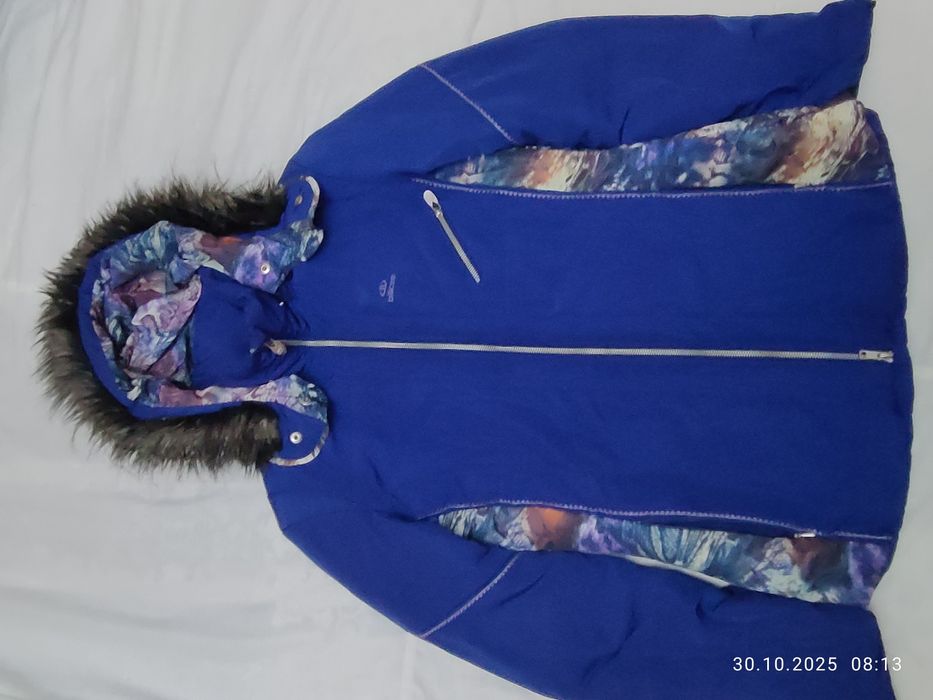 Куртка подростковая теплая  для девочек лет 12-13