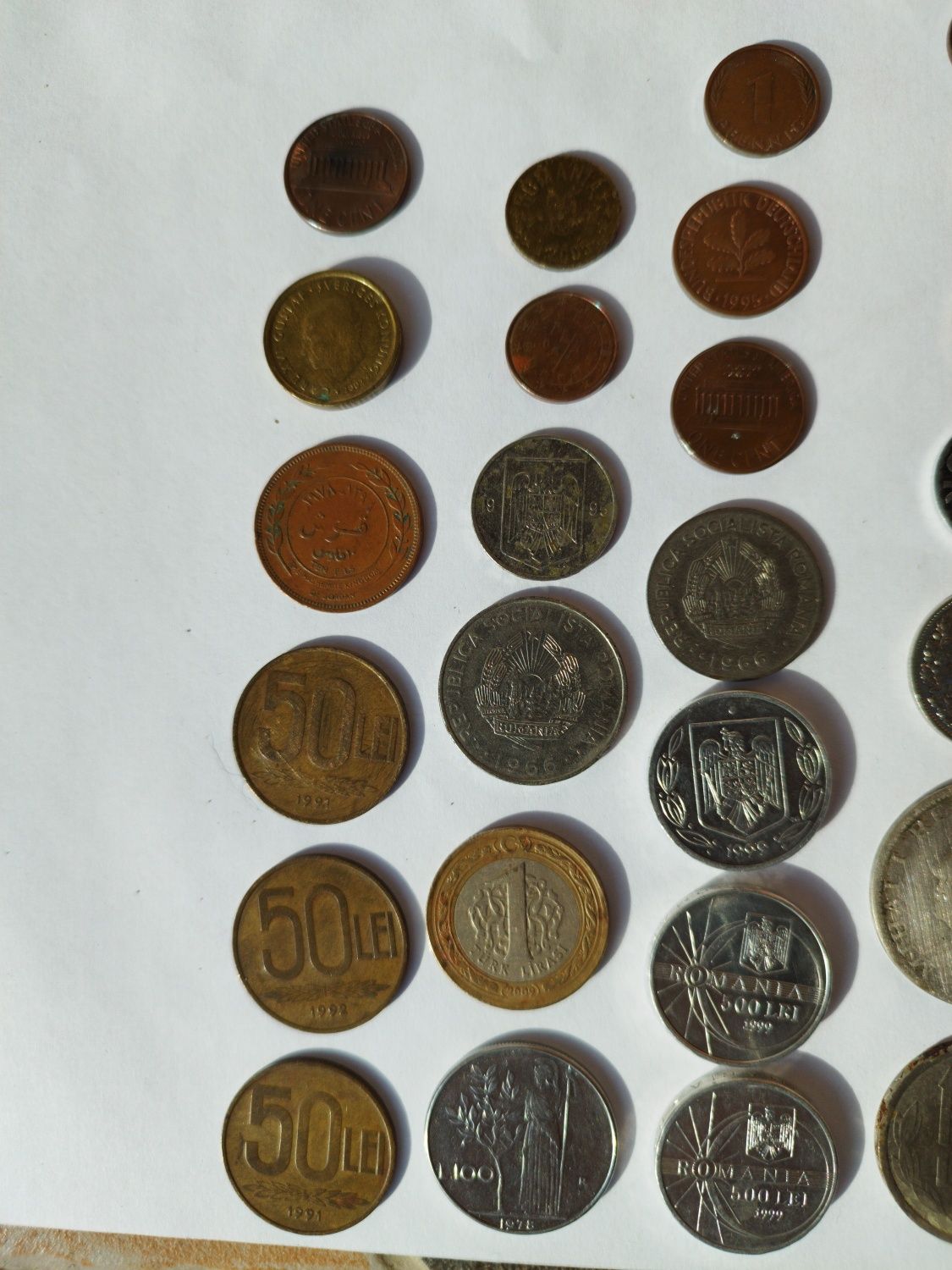 Monede vechi din diferite țări