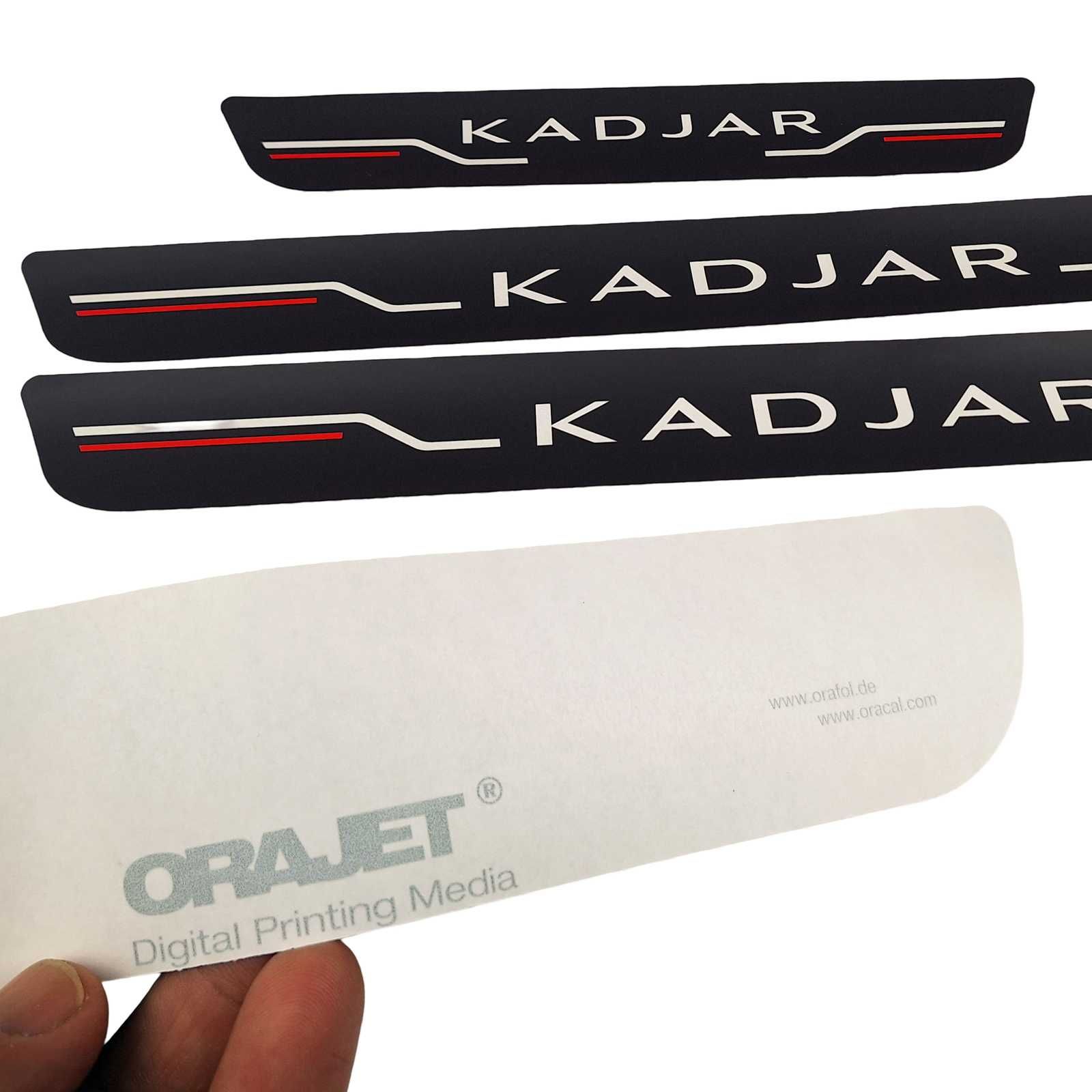 Set 4 stickere protectie praguri Renault Kadjar