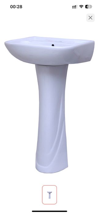 Раковина с пьедесталом