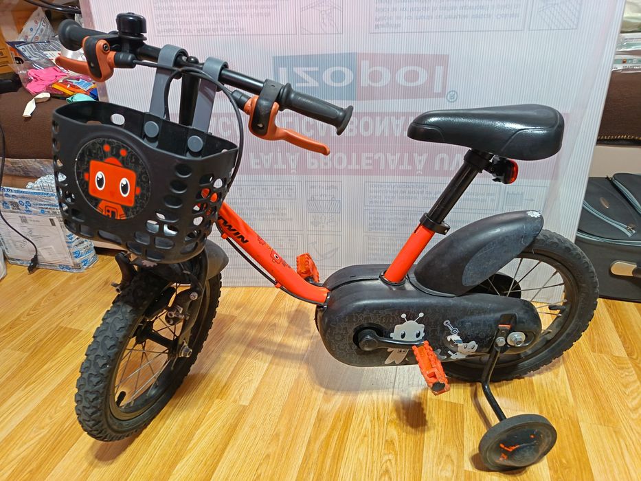 Bicicleta copii cu roti ajutatoare
