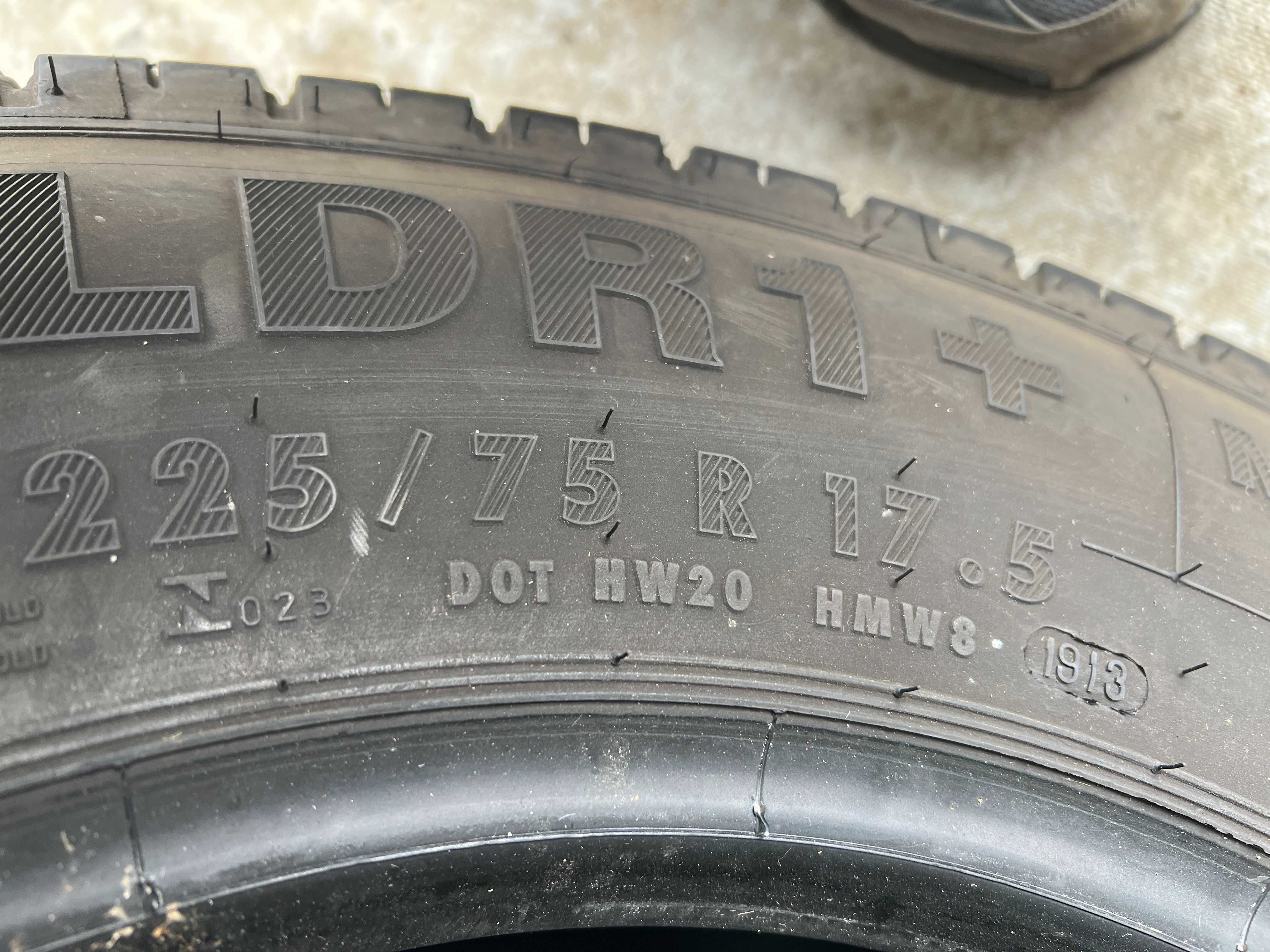 4 Тежкотоварни гуми 225/75R17.5 Continental LDR1+129/127M 900лв. С ДДС