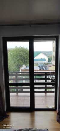 Ușă de exterior dormitor termopan PVC și fereastră termopan PVC .