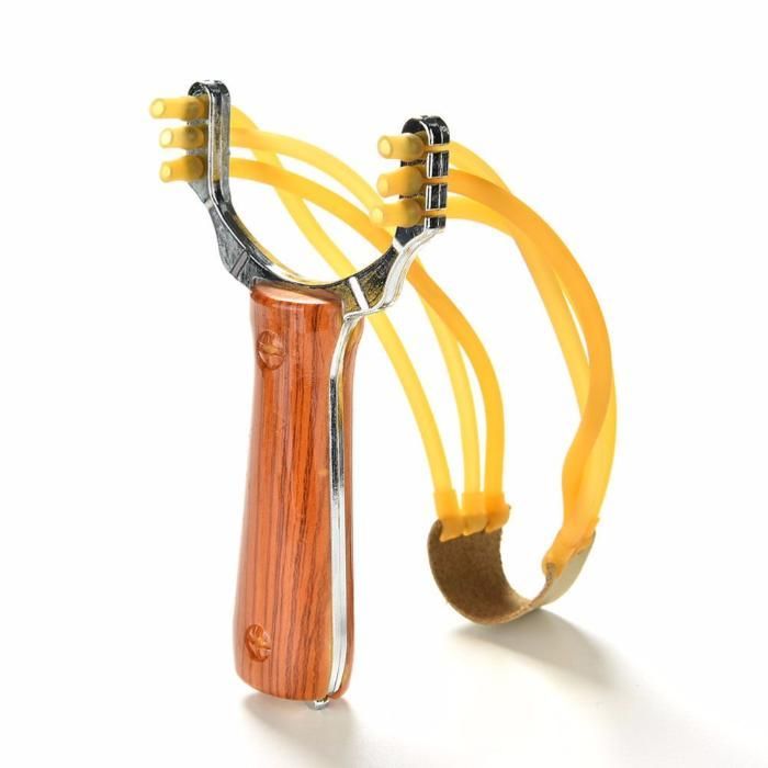 Praștie de vânătoare profesionala – ABS, aluminiu și latex