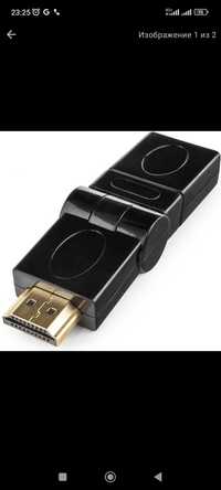 Переходник адаптер угловой hdmi  на hdmi