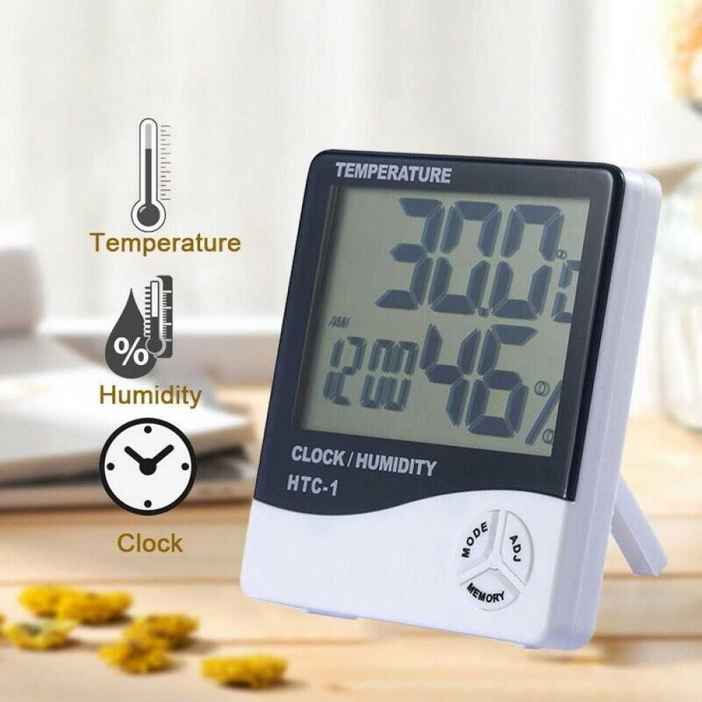 Термометър вътрешна температура влажност влагомер стая