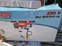 Palan electric 230V, 400/800 kg – Nou, nefolosit