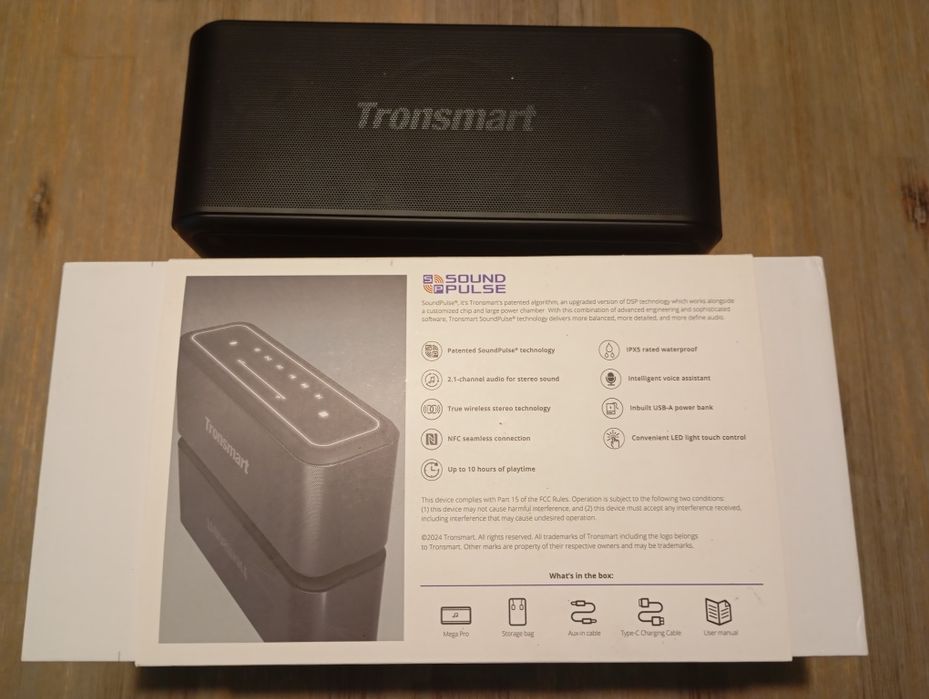 блутуут тонколона Tronsmart Mega Pro 60W Bluetooth5.0 Portable Speaker