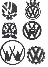 Стикери за кола/стъкло  VW