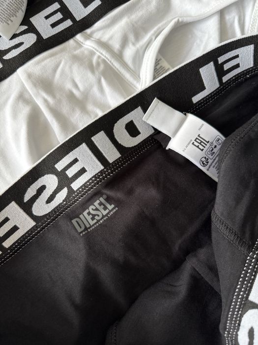 Diesel set 3 chiloti alb-negru marimea L noi originali