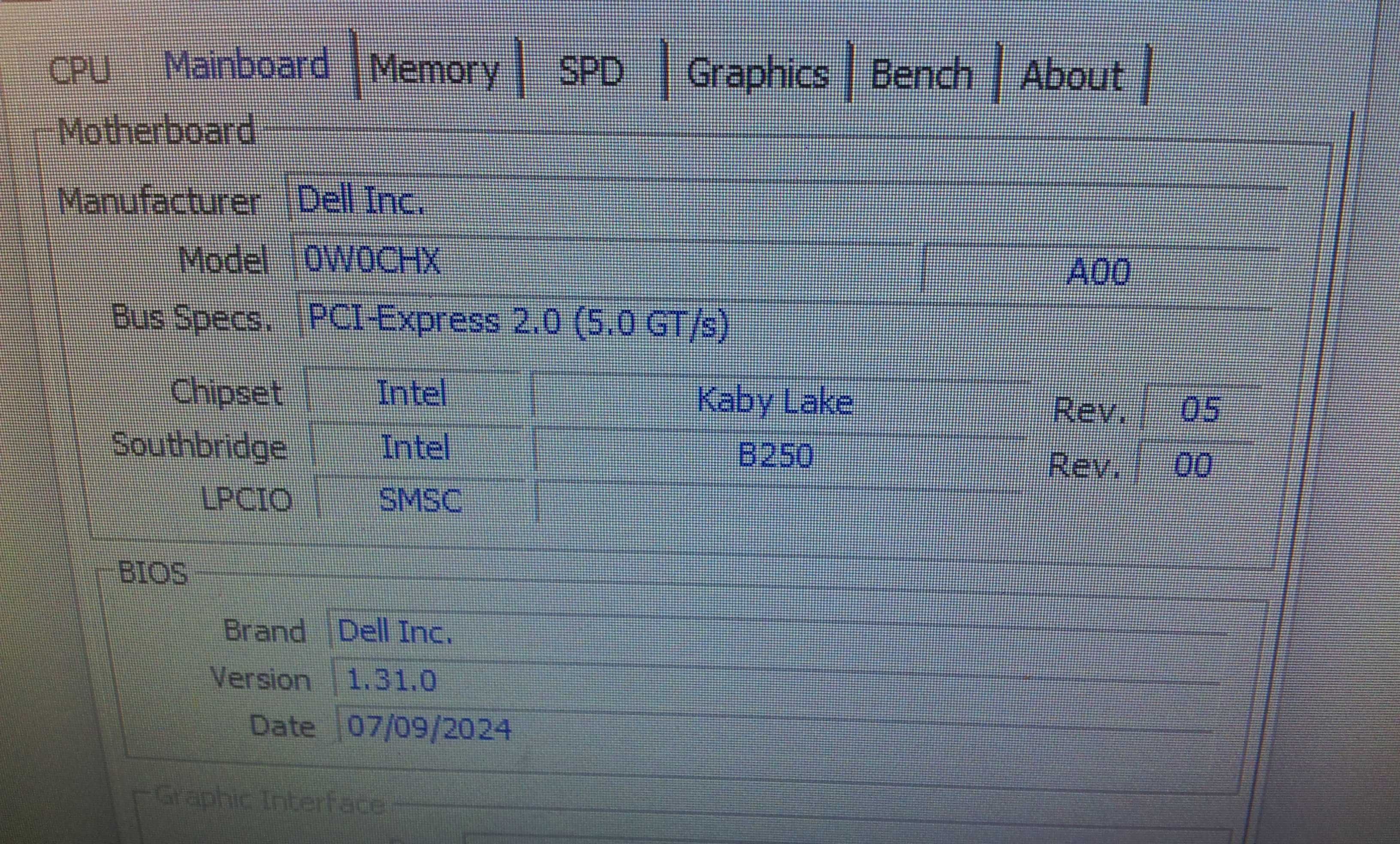 Dell OptiPlex 3050 InteCore i5 7400 3.5GHZ RAM8/12GB SSD120GB HDD500GB