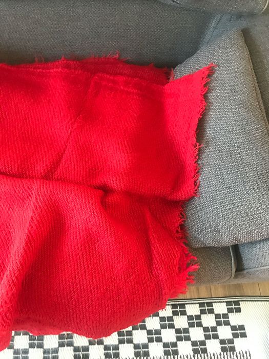 Cergi cuverturi lana rosie de la Sapanta originale anii 80