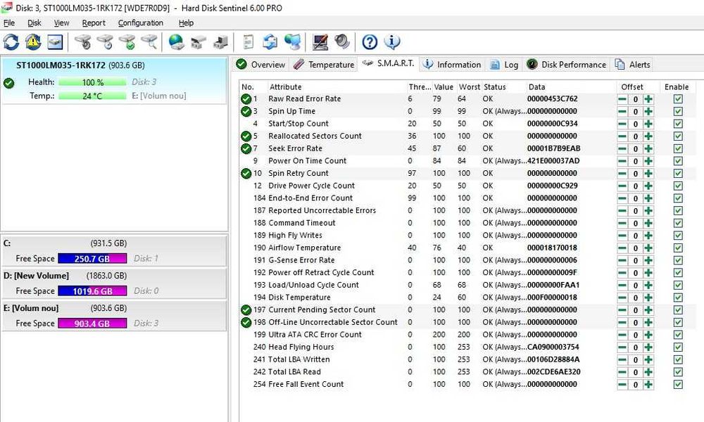 Hard disk laptop Seagate 1TB, SATA3, 5400RPM, 128MB ST1000LM035, 2.5"
