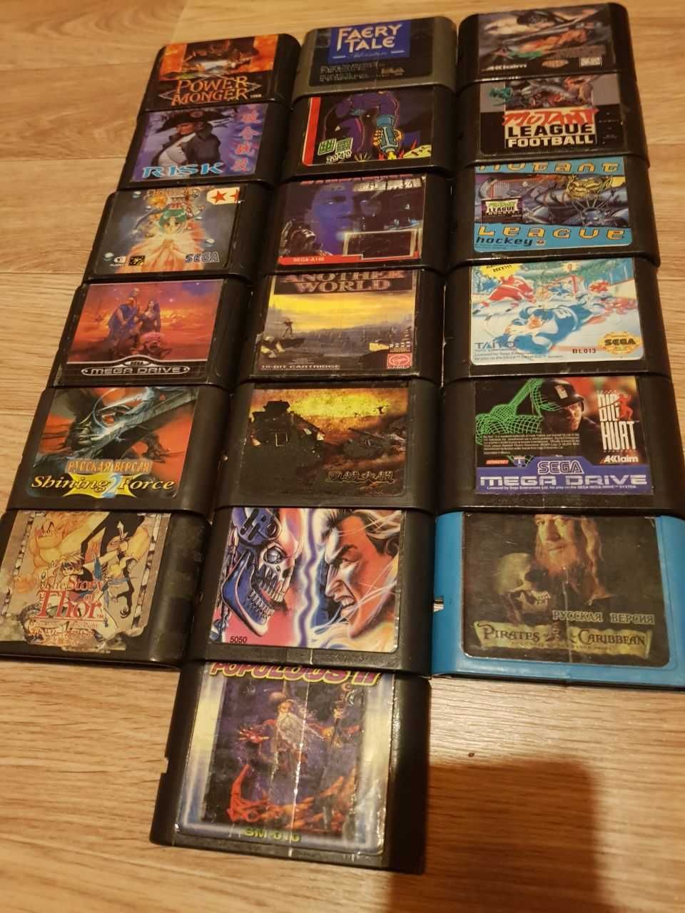 Картриджи Sega Mega Drive Сега