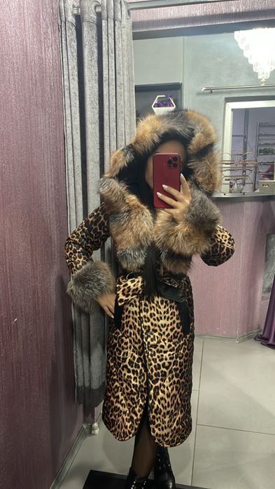 Geaca cu blana naturala