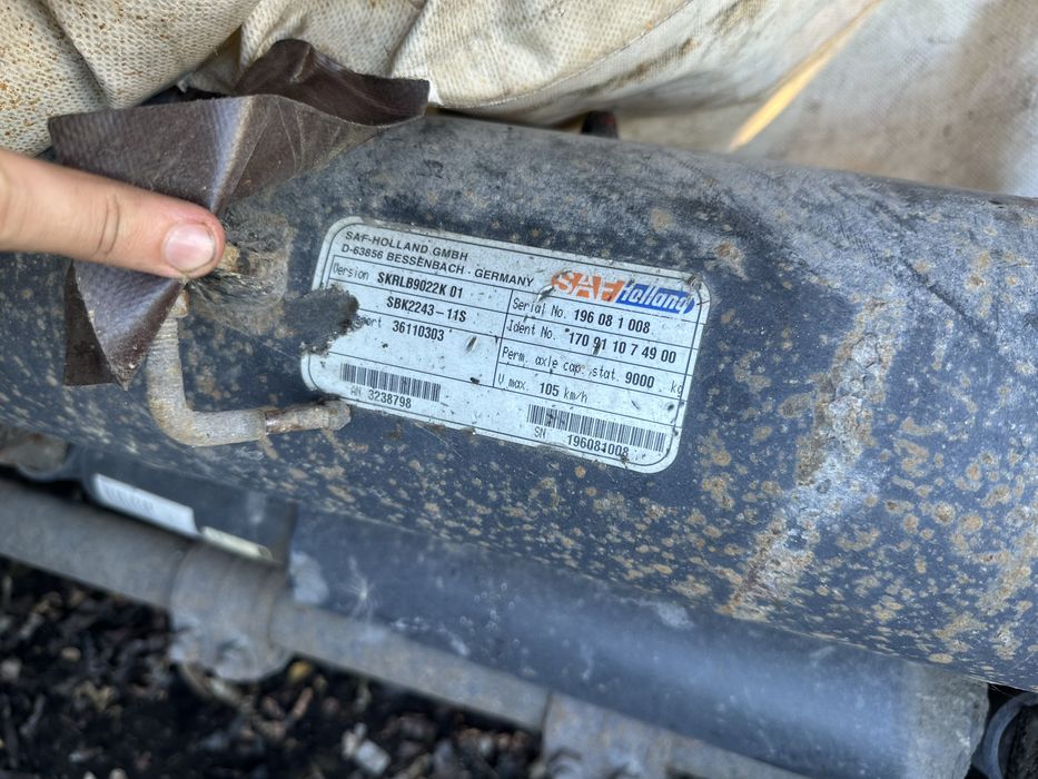 Axa viratoare SAF pe disc / piese dezmembrari semiremorci