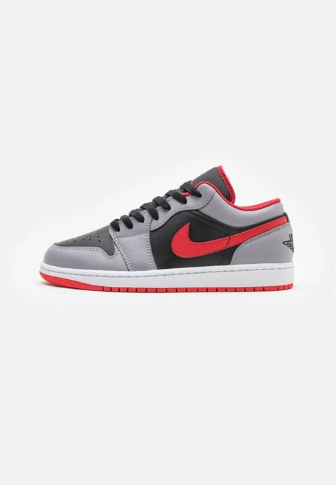 Air Jordan 1 Low Black-Red Cement