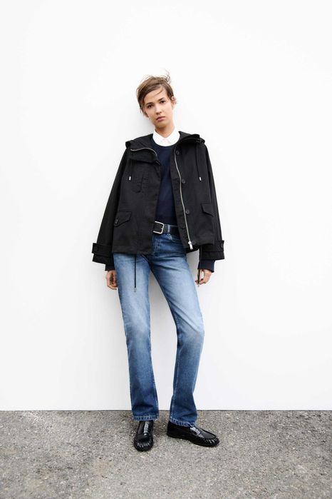 ZARA ZW Collection куртка с капюшоном