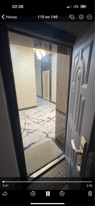 Арендага 3 хонали уй 3 кават новостройка . Адрес Согдиана . 600$