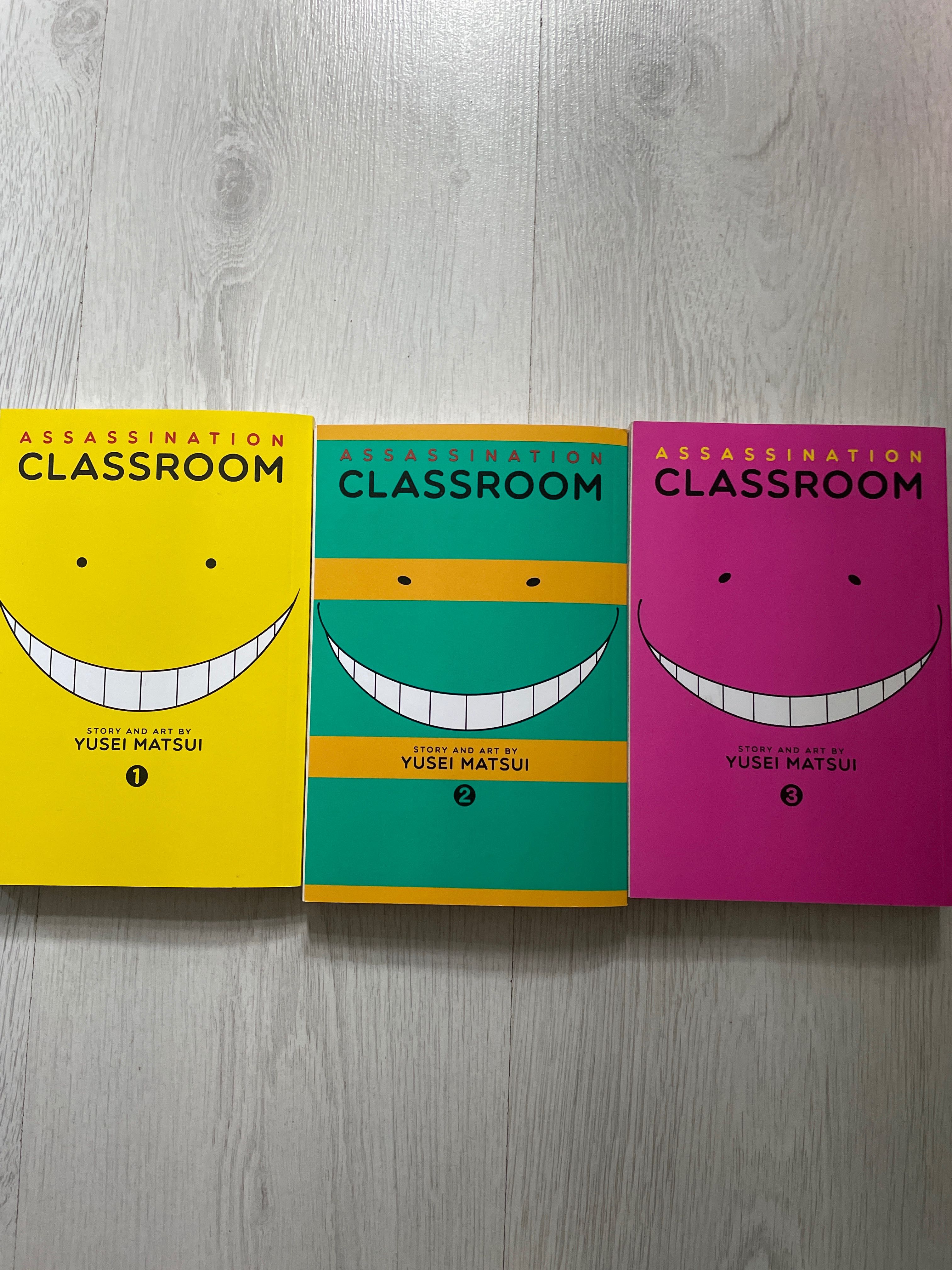 Primele 3 volume Assassination Classroom