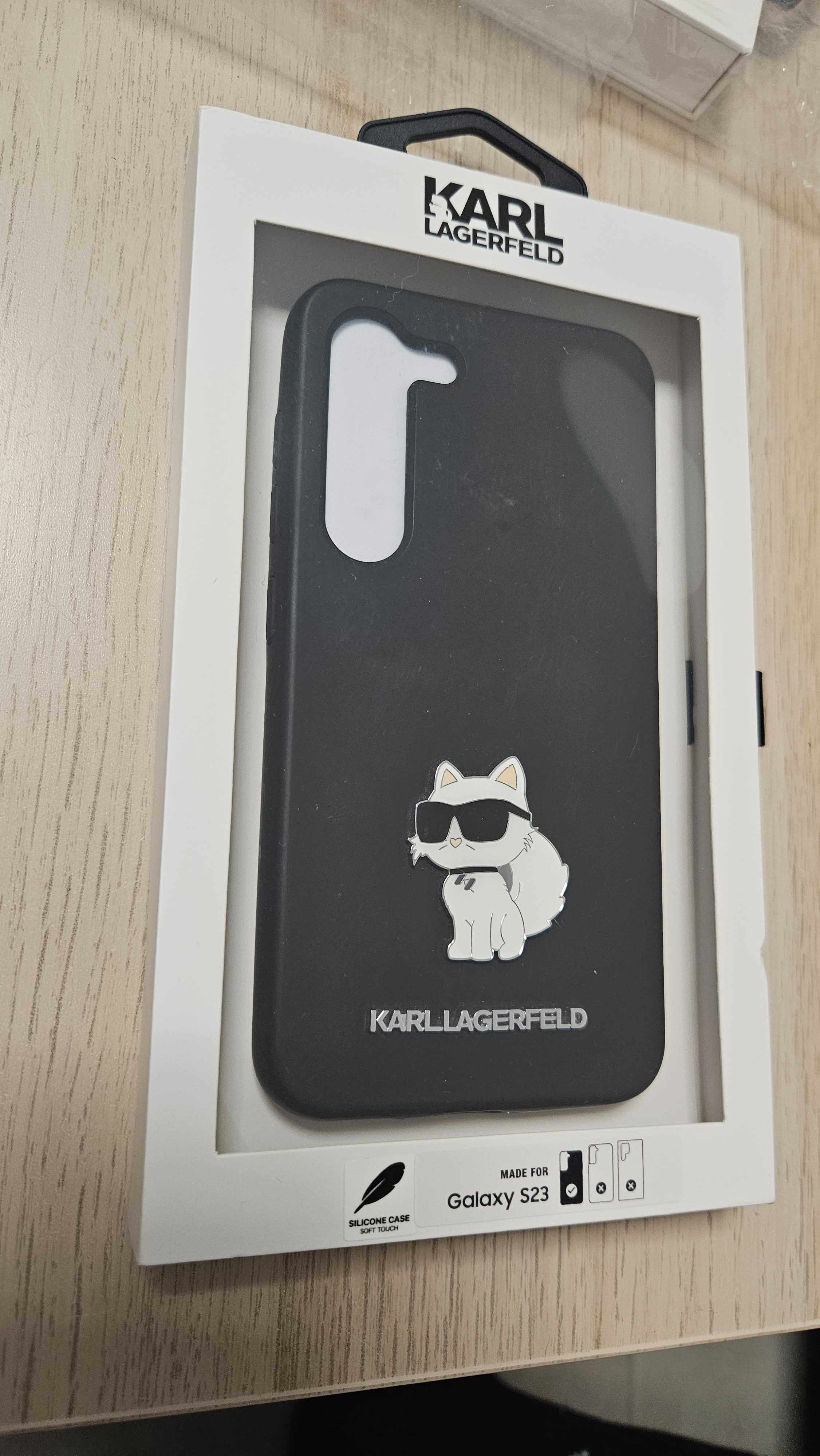 Samsung S23 и Sansung S23 Ultra /Хард кейс KARL LAGERFELD