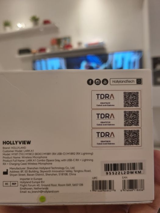 Sistem microfon lavalieră wireless