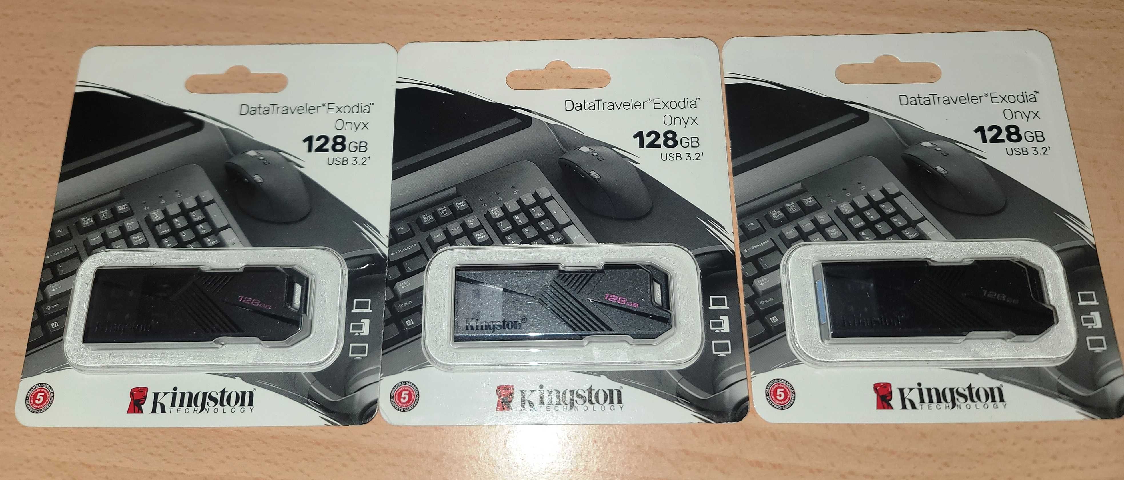 USB памет Kingston 128GB USB 3.2 Gen 1 DataTraveler Exodia Onyx