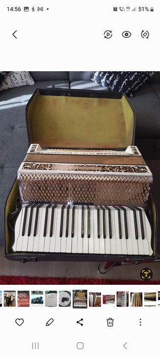 Acordeom Hohner Vrdi ll,Hohner 120damă special,Hohner Verdi3 sita