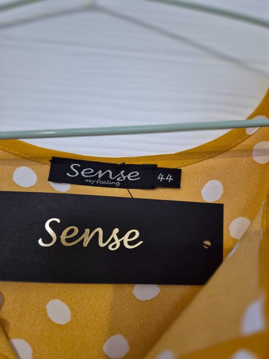 Vand rochie dama, de zi, 44, Sense Fashion, noua cu eticheta, galbena