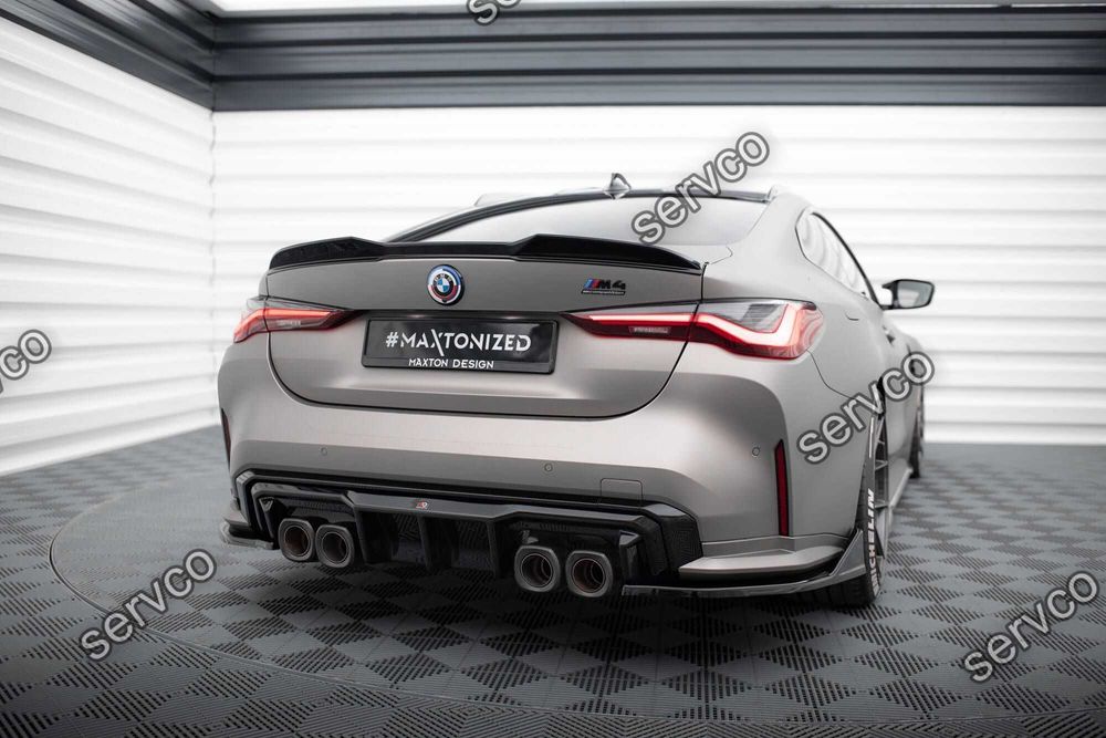 Prelungire difuzor bara spate Bmw M4 G82 M3 G80 2021- v8 Maxton Design