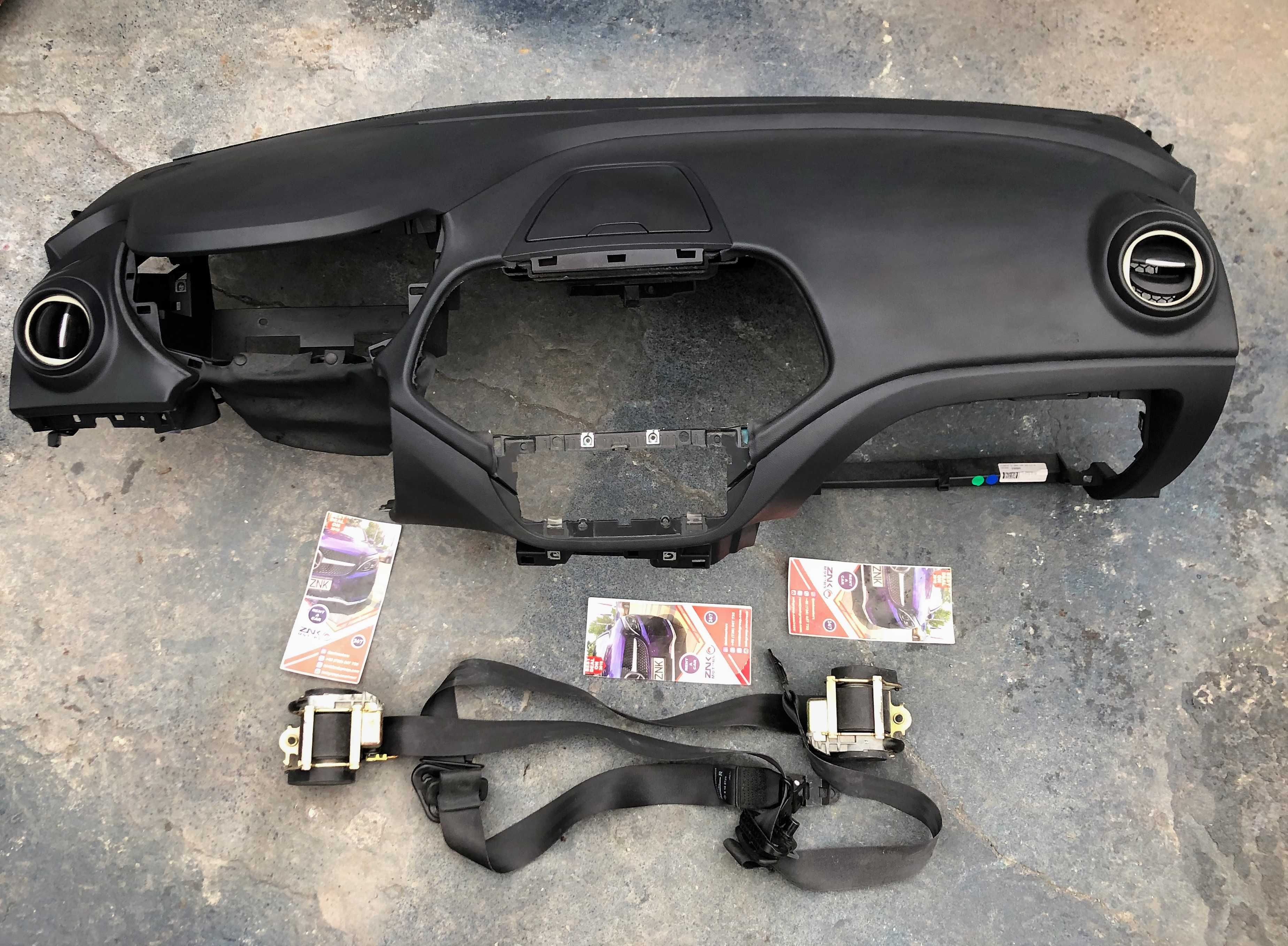 Renault Captur kit airbag volan pasager cortina plansa bord centuri