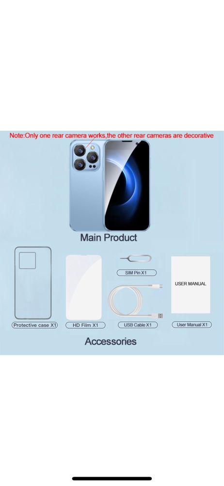 SOYES XS18 Pro смартфон 2GB RAM 16GB ROM 3.0 инча БГ меню
