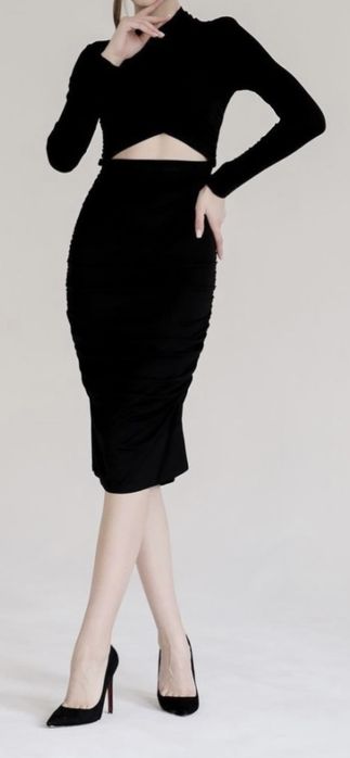 MANGO комбинезон/ платье черное