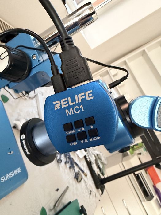 Microscop Sunshine R360 Pro, Albastru cu camera 4K nou