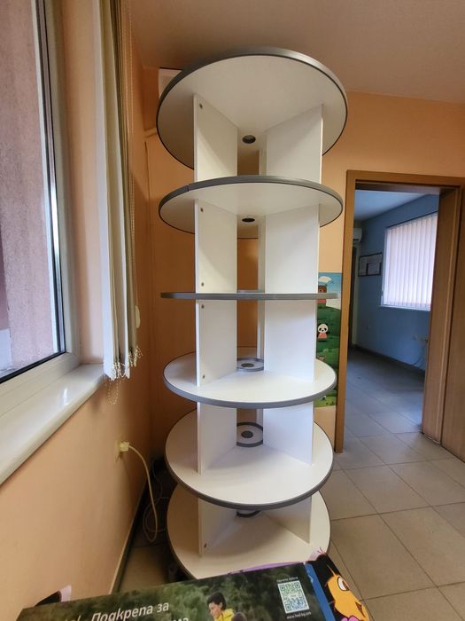 Въртяща се етажерка за папки и класьори Rotafile