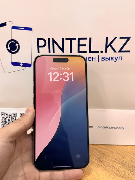 Iphone 15 pro 128gb 87% Natural Pintel.kz