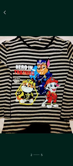 TRELING băieți 6-7 ani,trei piese, PAW PATROL.