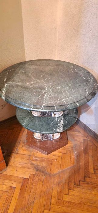 Bufet comoda antic vechi 1940 masa marmura extensibila palisandru