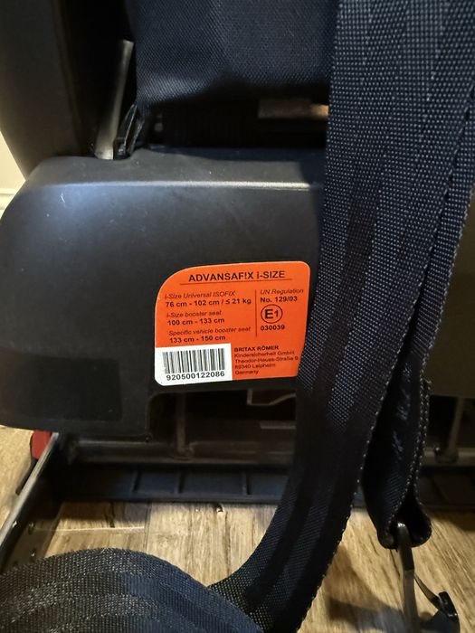 Vand scaun auto BRITAX Romer, apoape nou,