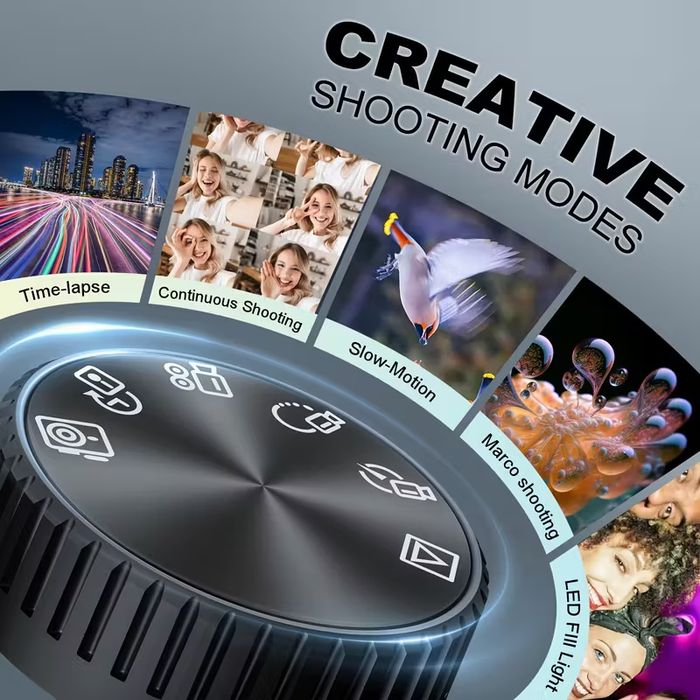 ПромоЦена!Цифрова камера  за фотография и видео, 4K 48MP камера за вло