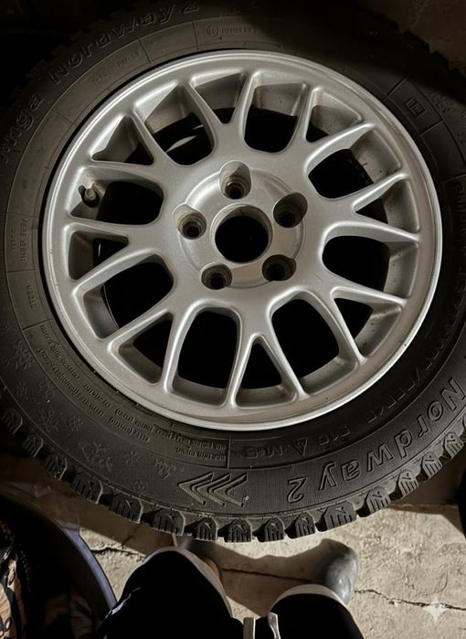 Титановый диски с резиной.